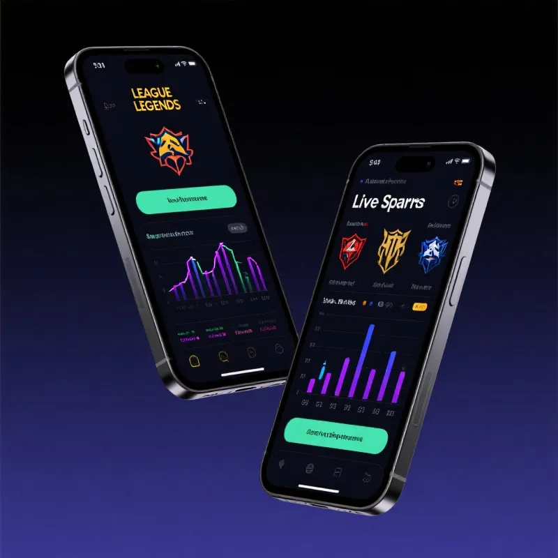 LCP比分App界面展示